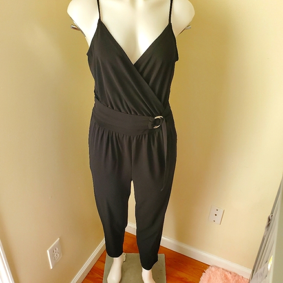 Express Black Sleeveless Jumpsuit S - Picture 3 of 6
